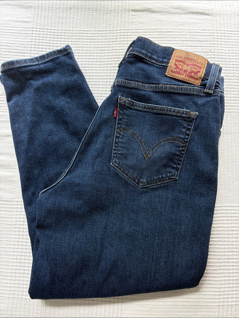 Levi's Indigo Slim Straight Jeans